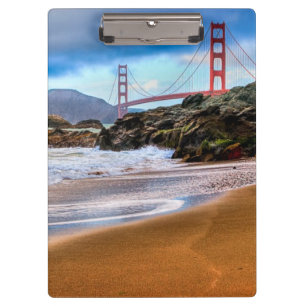 Porte-bloc Golden gate bridge au coucher du soleil