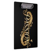 Porte-bloc Golden Passion – Luxury Typography Inspirational D (Swatch)