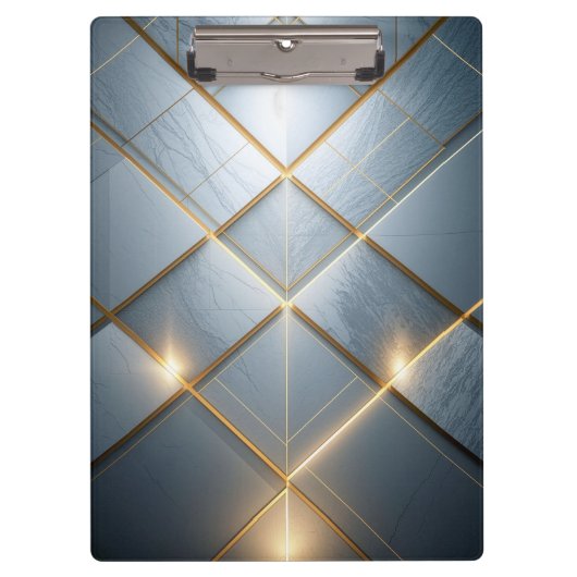 Porte-bloc Goldene Geometrie Marmor Luxus Muster (Devant)