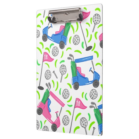 Porte-bloc Golf rose bleu (Gauche)