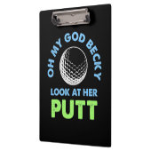 Porte-bloc Golfer Oh Mon Dieu (Gauche)