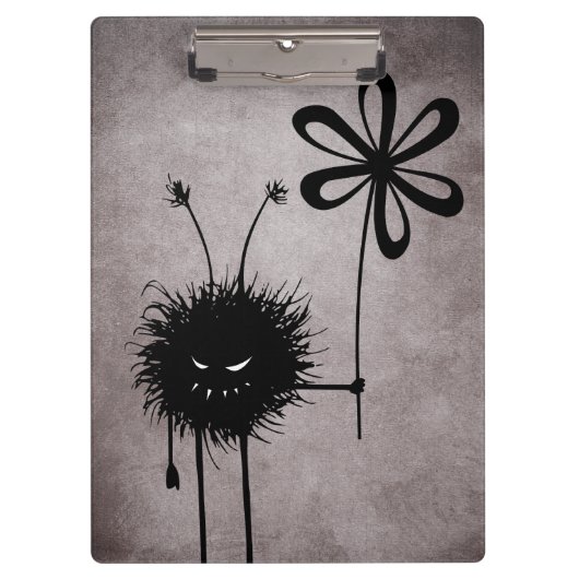 Porte-bloc Goth Evil Flower Bug Déplaisant Cool (Devant)