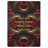 Porte-bloc Gothique Valentine Gold Hearts Dark Arts (Dos)