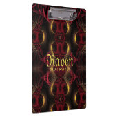 Porte-bloc Gothique Valentine Gold Hearts Dark Arts (Swatch)
