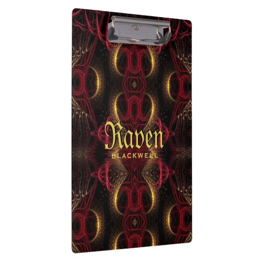 Porte-bloc Gothique Valentine Gold Hearts Dark Arts (Swatch)
