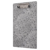 Porte-bloc gouttelettes d'eau gris (Gauche)