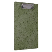 Porte-bloc gouttelettes d'eau verte d'olive (Swatch)