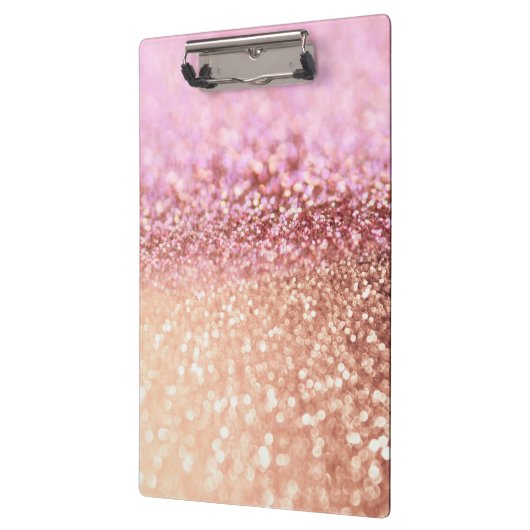 Porte-bloc Gradient rose de scintillement de parties (Gauche)