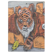 Porte-bloc Graffiti à poisson orange bizarre (Dos)