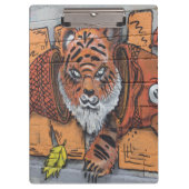 Porte-bloc Graffiti à poisson orange bizarre (Devant)