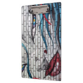 Porte-bloc Graffiti de fille asiatique (Gauche)