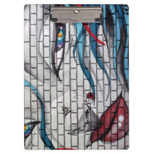 Porte-bloc Graffiti de fille asiatique