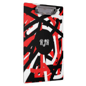 Porte-bloc Graffiti noir, blanc et rouge (Swatch)