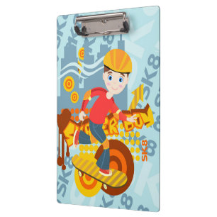Porte-bloc Graffiti skboard enfant fête d'anniversaire