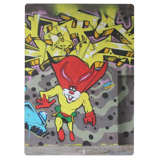 Porte-bloc Graffiti Superbunny (Dos)