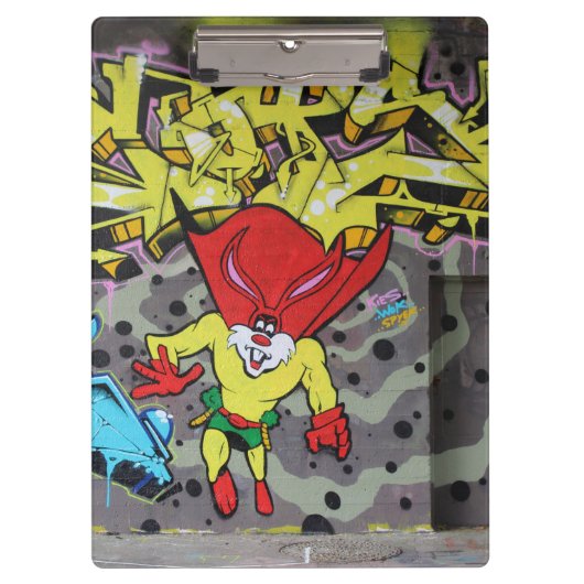 Porte-bloc Graffiti Superbunny (Devant)