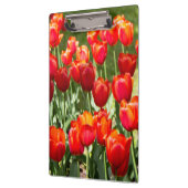 Porte-bloc Grand champ de tulipes rouges (Gauche)