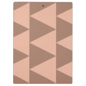 Porte-bloc Grand Triangles géométriques Mocha Mousse Dusty ro (Dos)