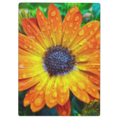 Porte-bloc Grande Fleur d'or près (Dos)