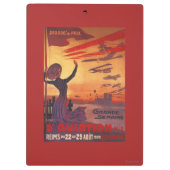 Porte-bloc Grande semaine d'aviation - affiche de ondulation (Dos)