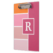 Porte-bloc Grandes bandes femelles avec Monogramme (Gauche)