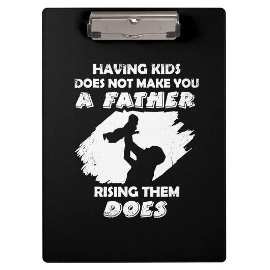 Porte-bloc Grandfather Quotes | A Father Raising Them Does (Devant)