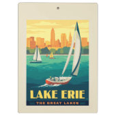 Porte-bloc Grands Lacs | Lac Érié (Dos)