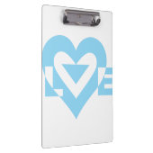 Porte-bloc Graphique d'amour cool, Bleu (Swatch)