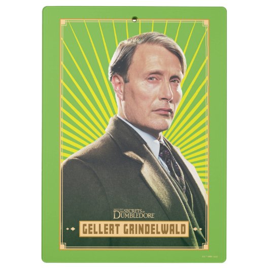 Porte-bloc Graphique de caractères Gellert Grindelwald (Dos)