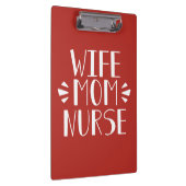 Porte-bloc Graphique d'infirmière de maman d'épouse (Swatch)