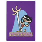 Porte-bloc Graphique Nom de caractère Mandark (Dos)