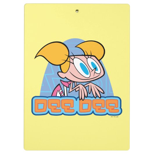 Porte-bloc Graphique Nom du caractère Dee Dee (Dos)