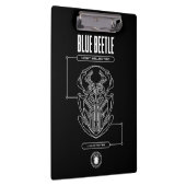 Porte-bloc Graphique technique du scarabée bleu (Swatch)