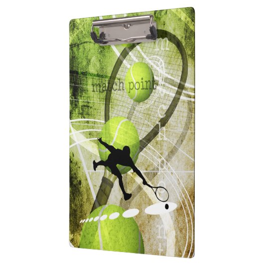 Porte-bloc graphisme de tennis (Gauche)