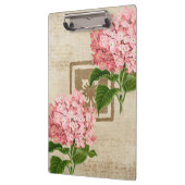 Porte-bloc Grappes d'Hortensia Rose II (Gauche)