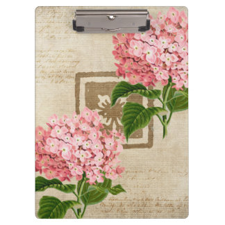 Porte-bloc Grappes d'Hortensia Rose II