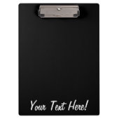 Porte-bloc Gras Noir et Charcoal Burst Personnaliser Cette (Devant)