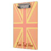 Porte-bloc Gras orange Union Jack Britanniques Drapeau Swag (Gauche)
