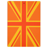 Porte-bloc Gras orange Union Jack Britanniques Drapeau Swag (Dos)
