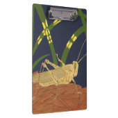 Porte-bloc Grasshopper en Grass vert sur Arrière - plan bleu (Swatch)