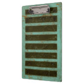 Porte-bloc Grate d'air turquoise contemporaine (Gauche)