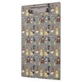 Porte-bloc gray background dogs (Gauche)