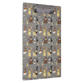 Porte-bloc gray background dogs (Swatch)