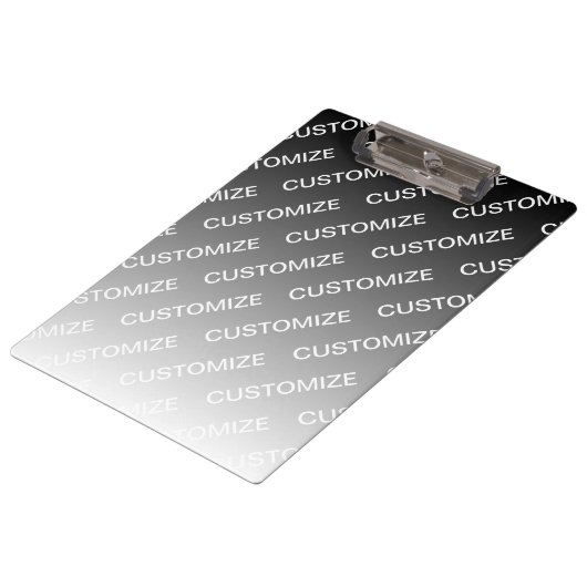 Porte-bloc Gray (changeable color) Ombre & Text Pattern (Incliné)