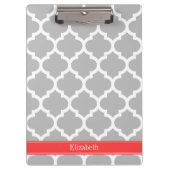 Porte-bloc Gray White Moroccan (Devant)