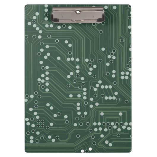 Porte-bloc Green Circuit Board Arrière - plan Art Motif (Devant)