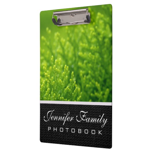 Porte-bloc Green leaves background (Gauche)