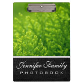 Porte-bloc Green leaves background (Devant)