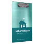 Porte-bloc Green Turquoise Real Estate Broker House Professio (Swatch)