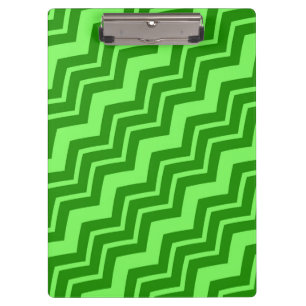 Porte-bloc Green Zig Zag Chevron Design Motif